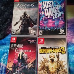 Nintendo Switch Games, $22 Each