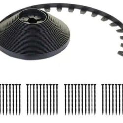 Heavy Duty Landscape Edge Kit No Dig In Black