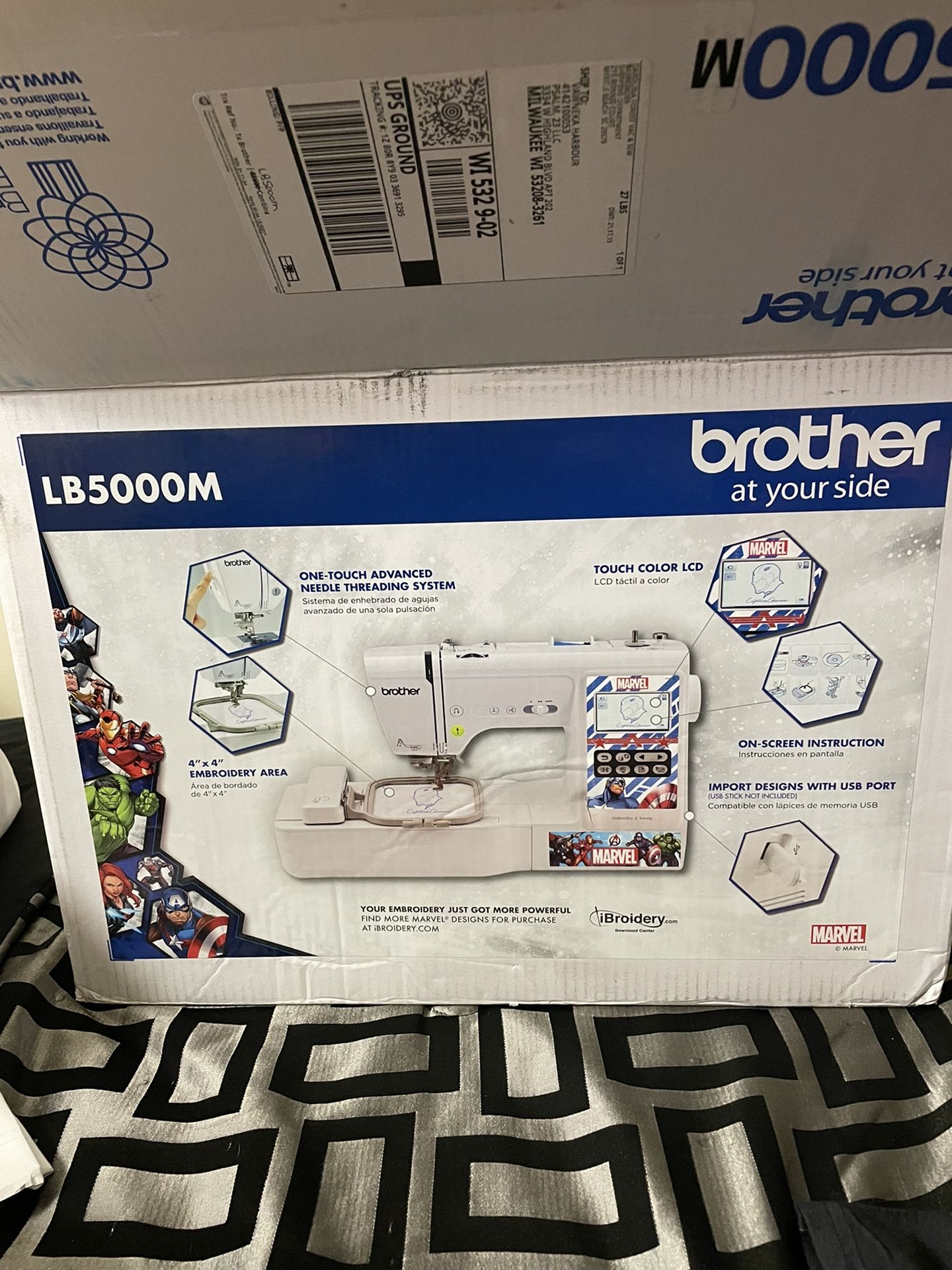 Brother Lb 5000 Sewing And embroidering machine