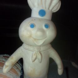 VINTAGE Retro KITCHEN 1971 PILLSBURY COMPANY DOUGHBOY RUBBER DOLL