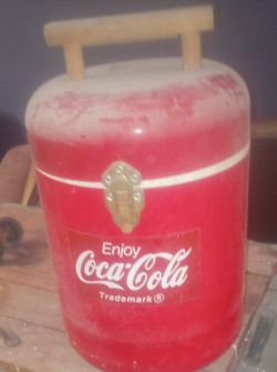 Old Coke Ice Chest