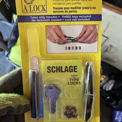Re-Key Key Complete Set For Schalge Locks