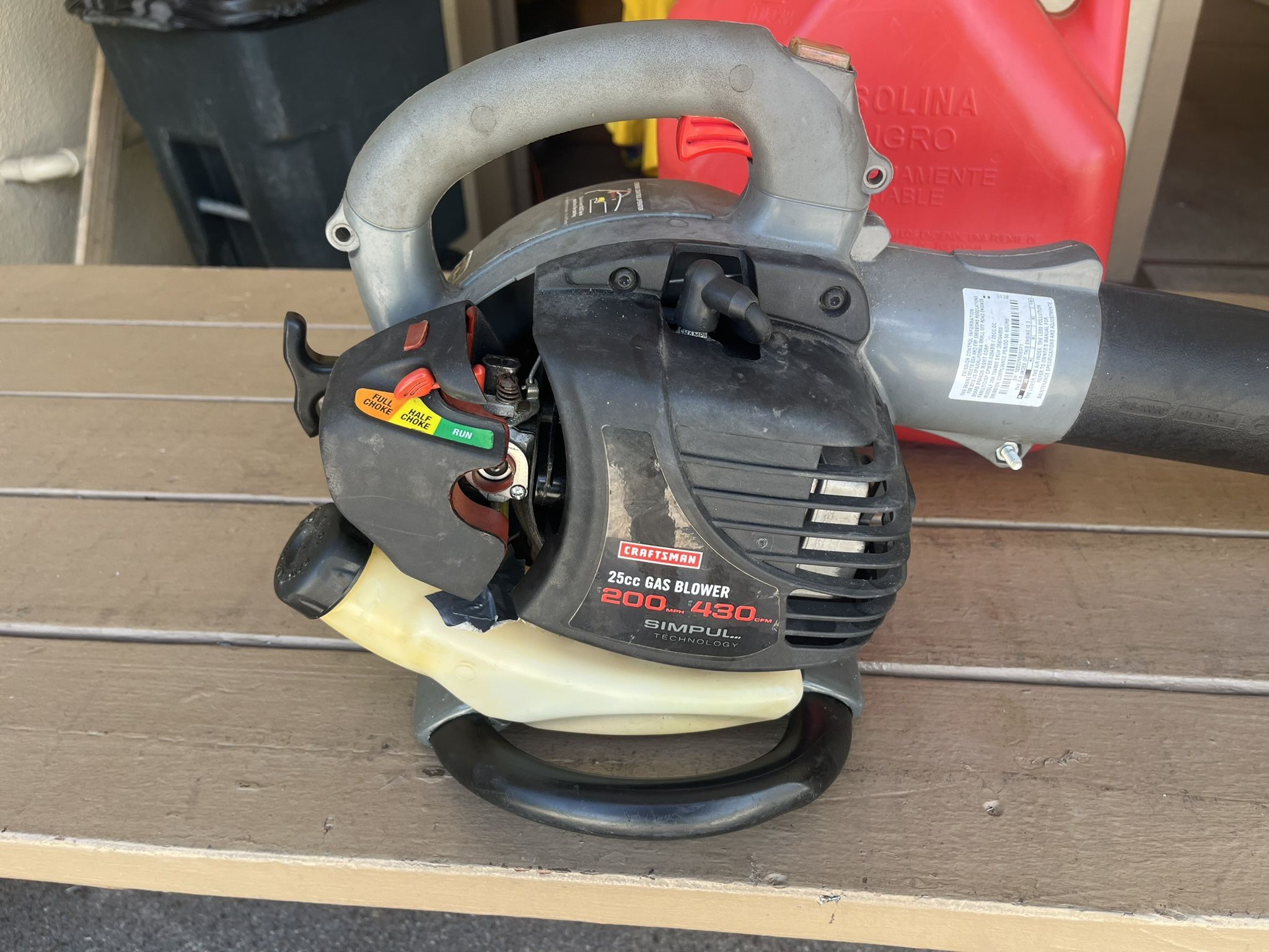 Craftsman 25cc Blower 430 CFM Like New