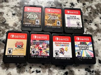 Zelda Paper Mario kart 8 deluxe Super Smash bros ultimate Super Mario Party Super Mario 3D all stars Nintendo Switch