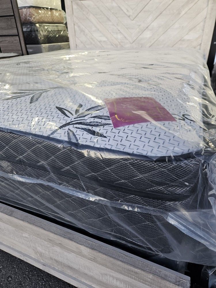 KING SET PILLOWTOP $299 << WITH BOX SPRING