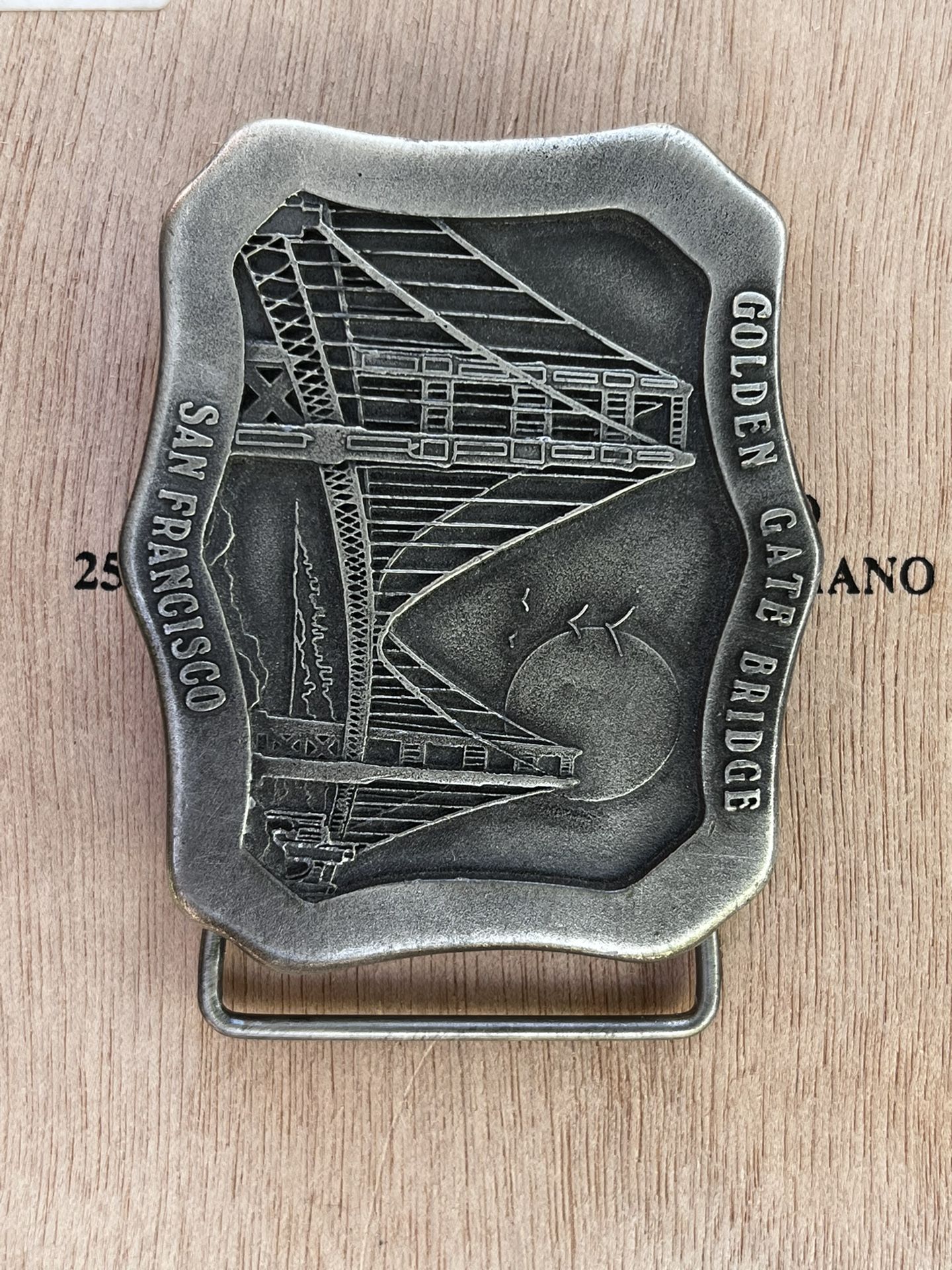 Vintage Golden gate Bridge San Francisco Belt Buckle