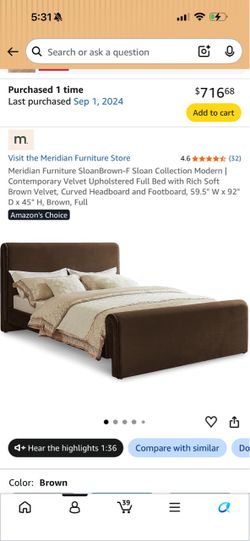 🛌 FULL SIZE BED FRAME FOR SELL