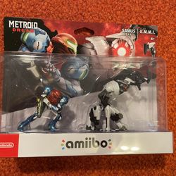 METROID Amiibo Set: Samus & EMMI Nintendo Switch NEW