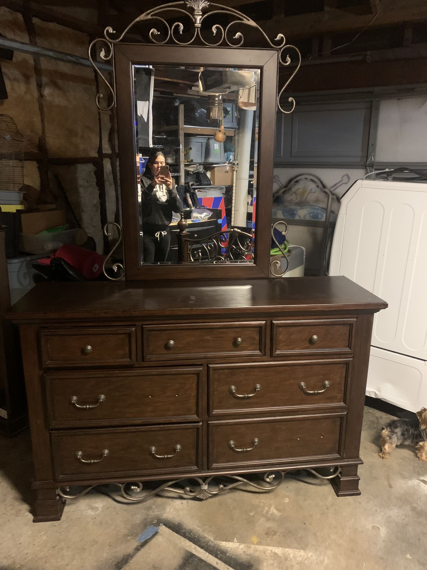 Real wood Dresser and night stand