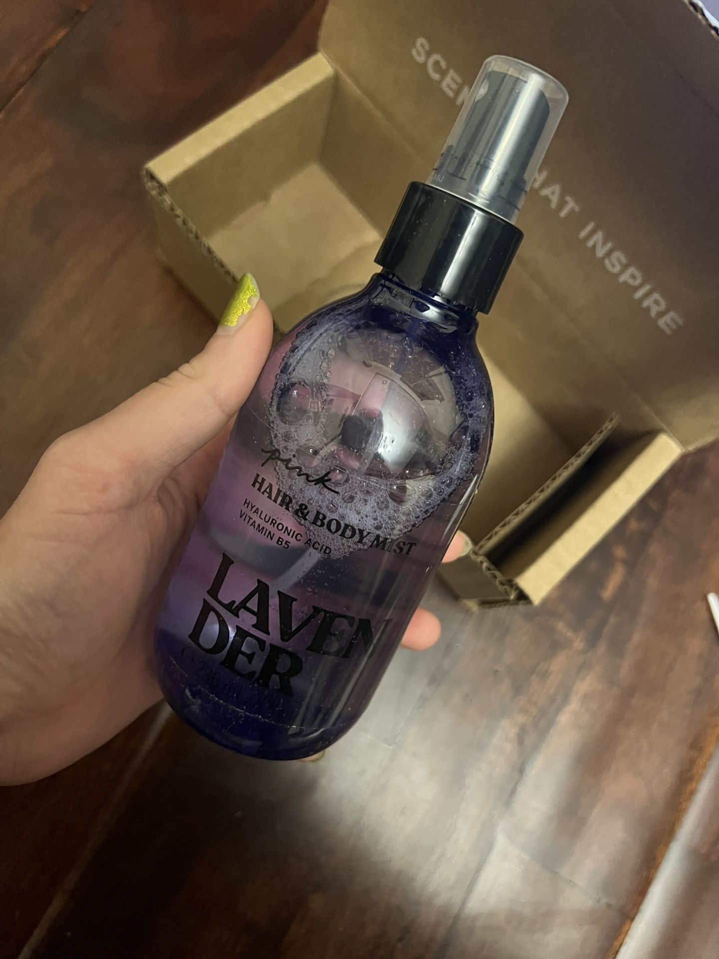 Victoria’s Secret Pink Lavender Hair & Body Mist 8 oz #(contact info removed)7 NEW