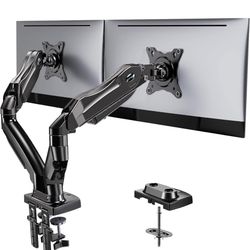 HUANUO Dual Monitor Stand - Full Adjustable Monitor Desk Mount
