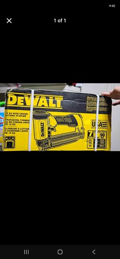 Dewalt Corded Pneumatic 16-Gauge 1 in. Crown Lathing Stapler