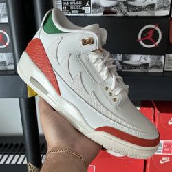 Jordan 3 Retro “El Vuelo” IO1752-100 Mens Size 8 Brand New