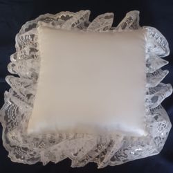 10" X 10" Handmade Ring Bearer Pillow