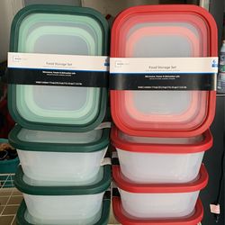 Food Storage Set - 3x Containers /3x Lids