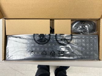 HP Black Keyboard And Mouse Kit USB Wired 928923-001 ASSY BLK Cheddar Wired USB