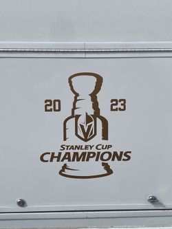 VGK Stanley Cup Champions 2023 Vinyl Decal Sticker