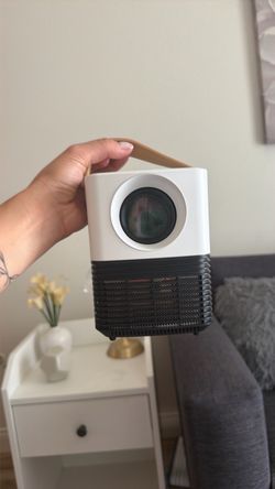 Portable Mini Projector with Carry Handle