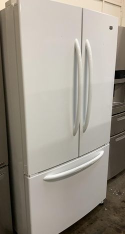 Maytag French Door White Fridge
