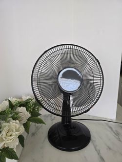 Table fan 3 speed Oscillating/ Almost New