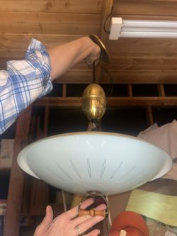 Vintage Hanging Lamp midcentury