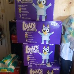 Luvs And Huggies Diapers