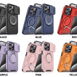 iPhone 17 PRO MAX PROTECTIVE CASE MAGNETIC RING AND CAMERA LENSE COVER