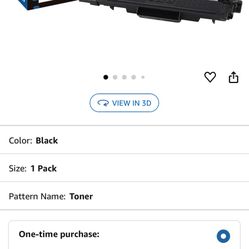 Brother Genuine TN227, TN227BK, High Yield Toner Cartridge, Replacement Black Toner