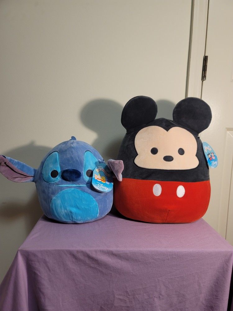 Disney Stitch & Mickey Mouse Squishmallows