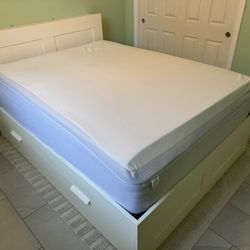 IKEA Brimnes Bed Frame With Headboard!