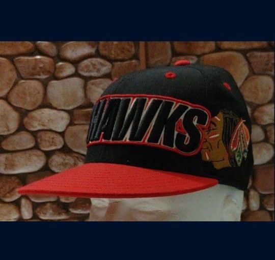 2Tone Blackhawks Cap by Mitchell & Ness