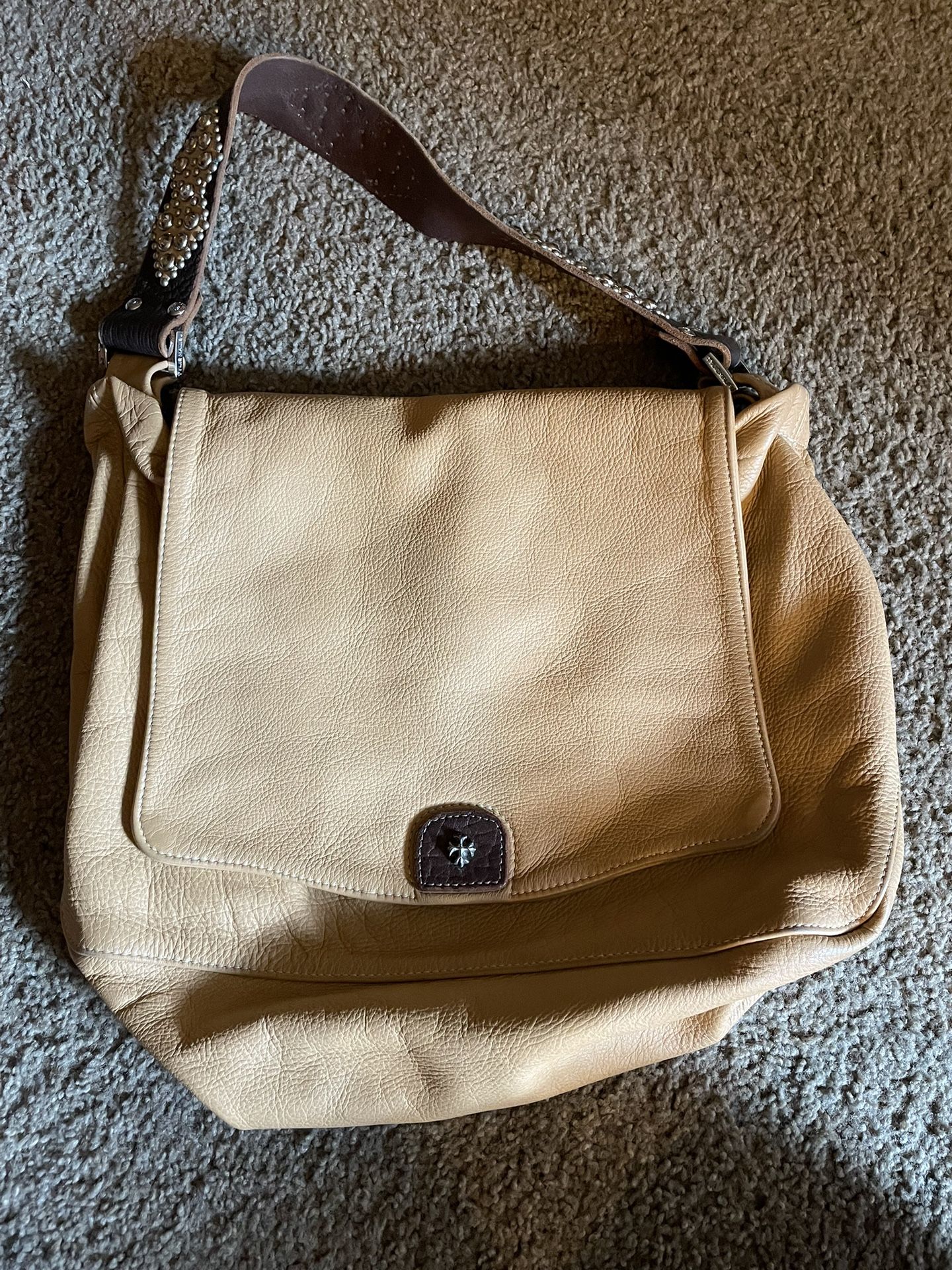 Tylie Malibu Tan Leather Handbag