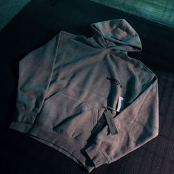 DARK OAT ☑️ ESSENTIALS HOODIE $55