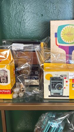 Vintage cameras with Original Boxes