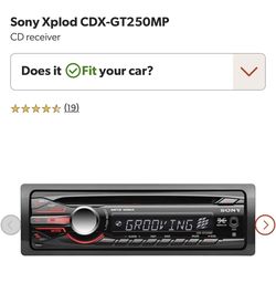 Sony CDX GT250MP - USED *** AS IS ***
