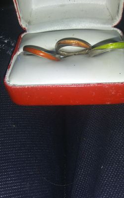 Set of 3 sterling silver ring size 5.5 or 6