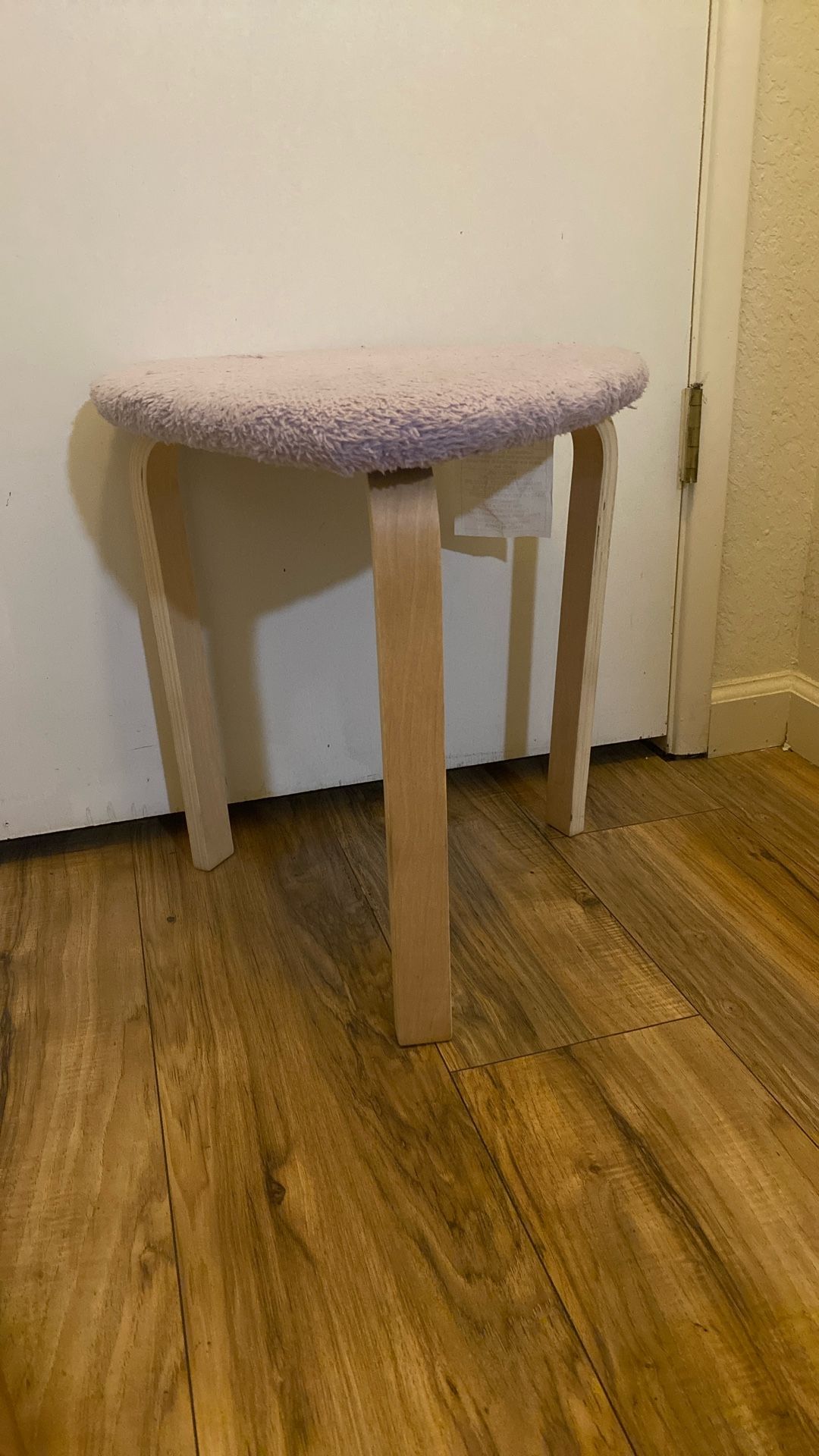 Wooden Vanity Stool