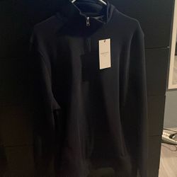 Men’s Kenneth Cole Navy Quarter Zip Jacket Size XL