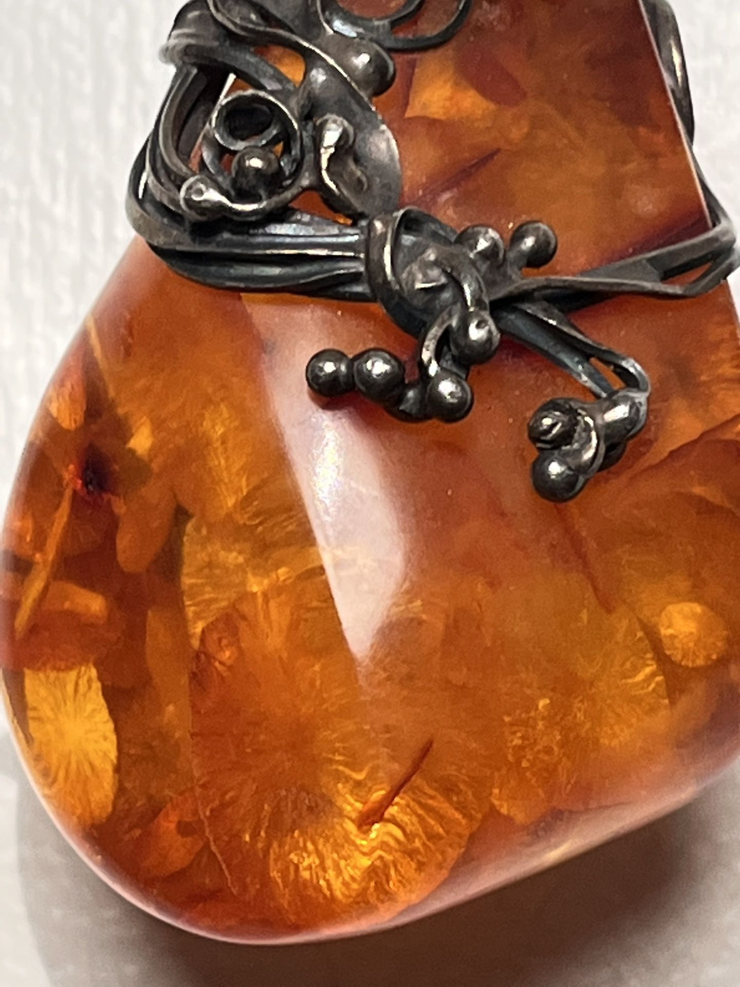 Amber Gemstone Necklace 