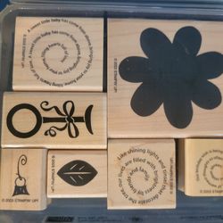 Wood Rubber Stamp Just My Type