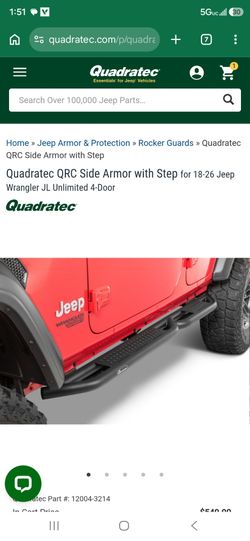 Jeep side steps