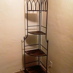 Metal Stand With 4 Shelves