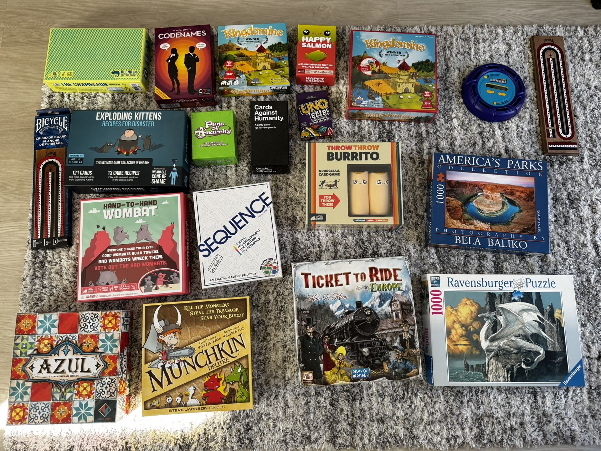 Board games - $5 to $10 Each