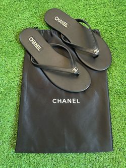 Black Chanel Sandals