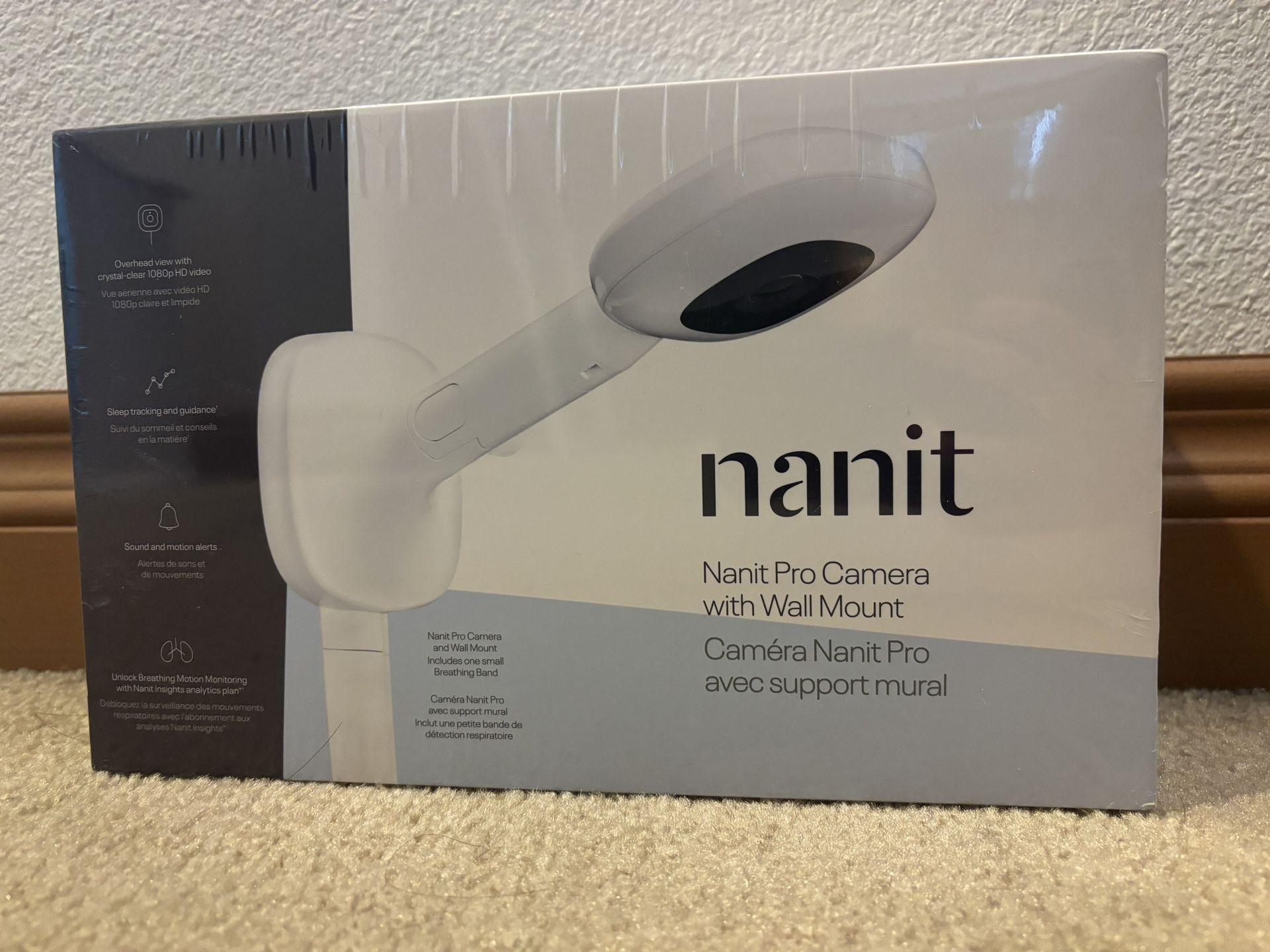 Nanit Pro Smart Baby Monitor & Wall Mount