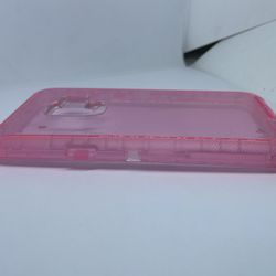 For Samsung Galaxy S9 Pink Clear Case Funda Protector 