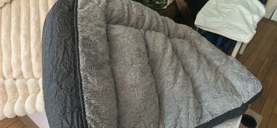 Grey Dog Bed