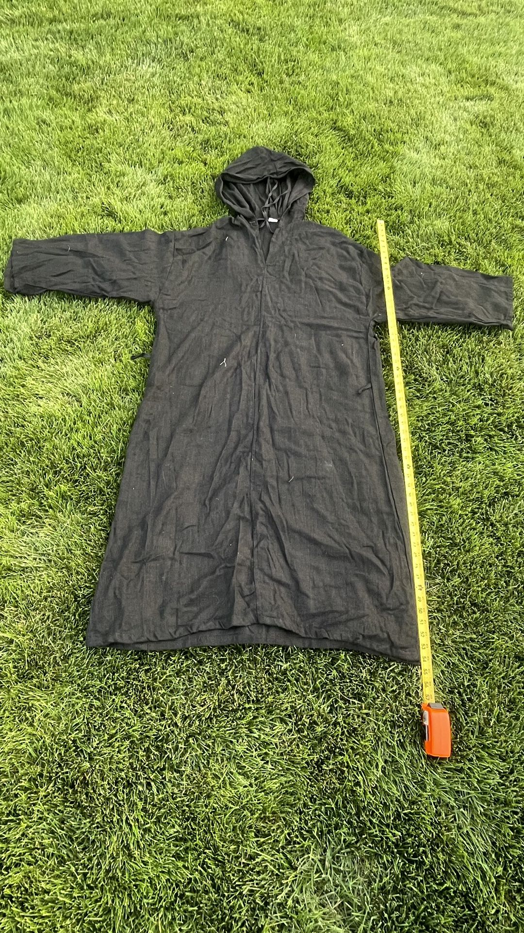 Black Pull Over With Hood Halloween Costume