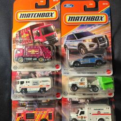 Matchbox - "City Responders" - Set of 6 Vehicles