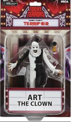 The Terrifier Toony Terrors Art the Clown Action Figure NECA